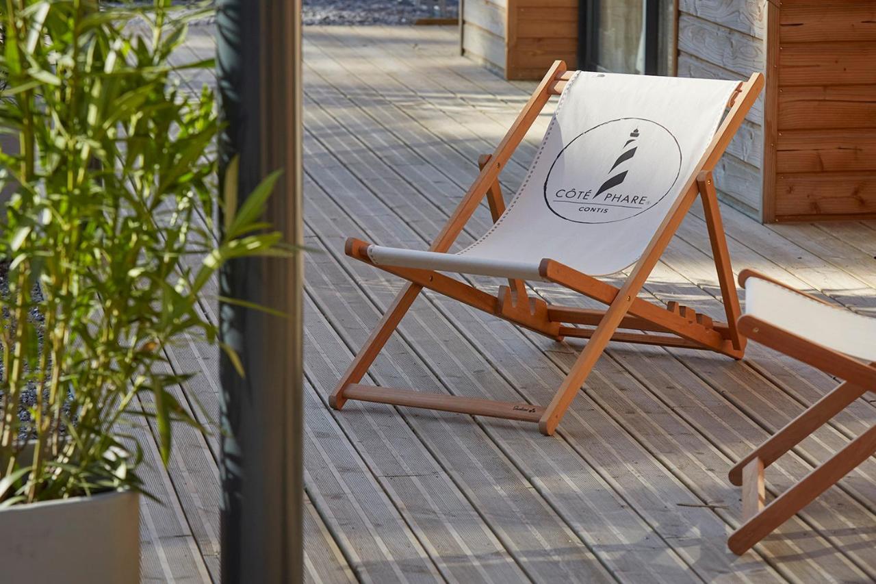Hotel Cote Phare Contis-les-Bains Buitenkant foto