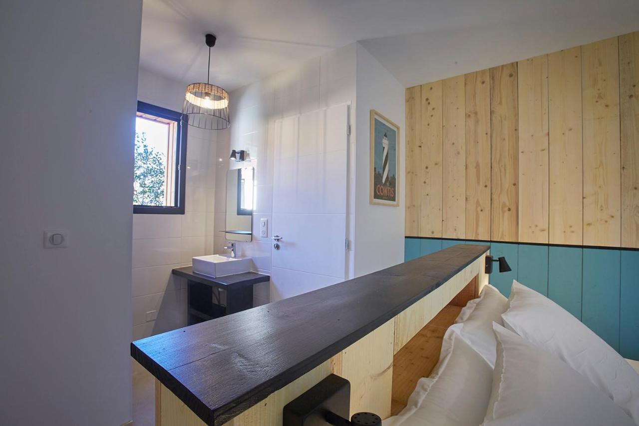 Hotel Cote Phare Contis-les-Bains Buitenkant foto